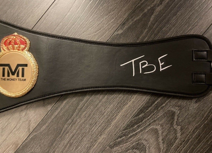Floyd Mayweather Signed Boxing Belt CharityStars